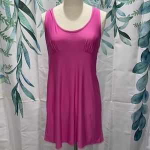 Secret Treasures Pink Chemise with lace racer back